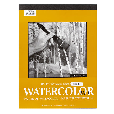 Watercolor Pads - 135# Cold Press – Jack Richeson & Co.