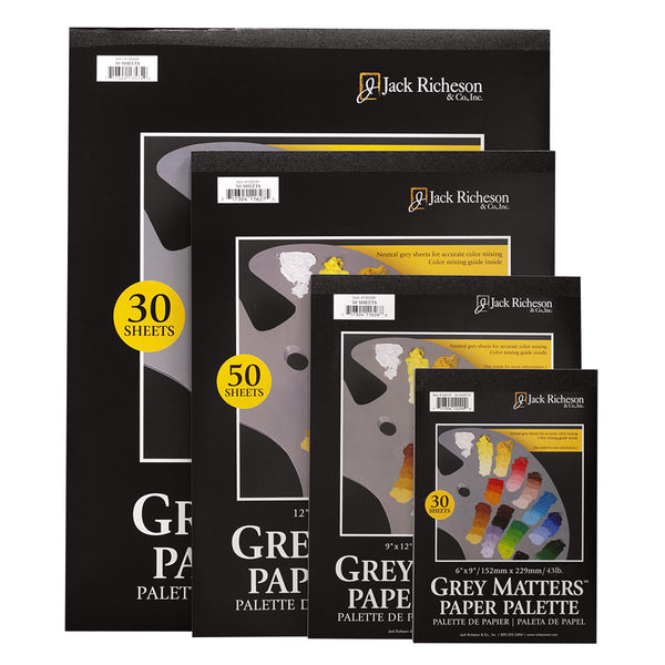 Grey Matters Paper Palettes – Jack Richeson & Co.