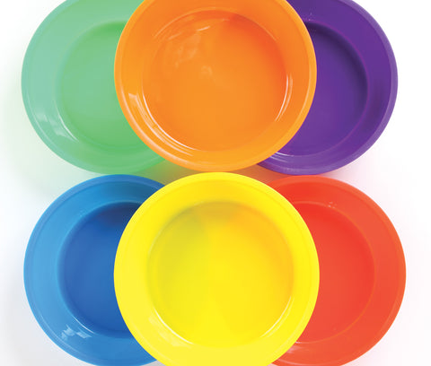 Colored Sorting Bowls