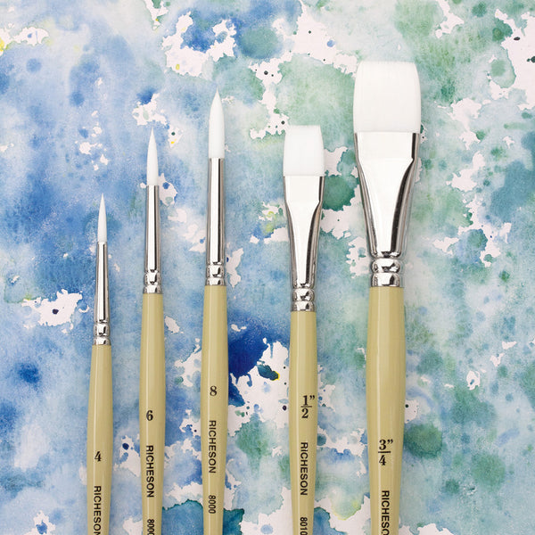 Synthetic Watercolor Brushes - 8000 Series Set/5