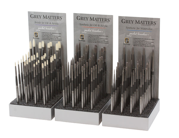 Grey Matters Pocket Brush Counter Display